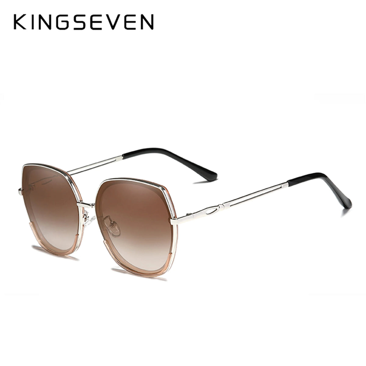 KINGSEVEN Women's Sunglasses Gradient Polarized Lens Luxury Design Ladies Elegant Lunette De Soleil Femme
