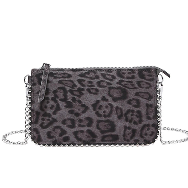 Sacs à bandoulière de couleur unie pour femmes, porte-monnaie à chaîne pour téléphone portable, sac messager à bandoulière tendance