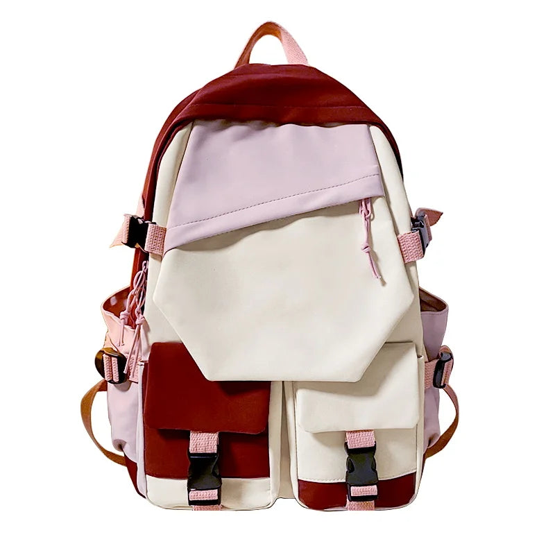 Daily Fashion Mochilas Korean School Backpack for College Students Bagpack Kpop Bookbag Teenager Casual Schoolbags Sac A Dos