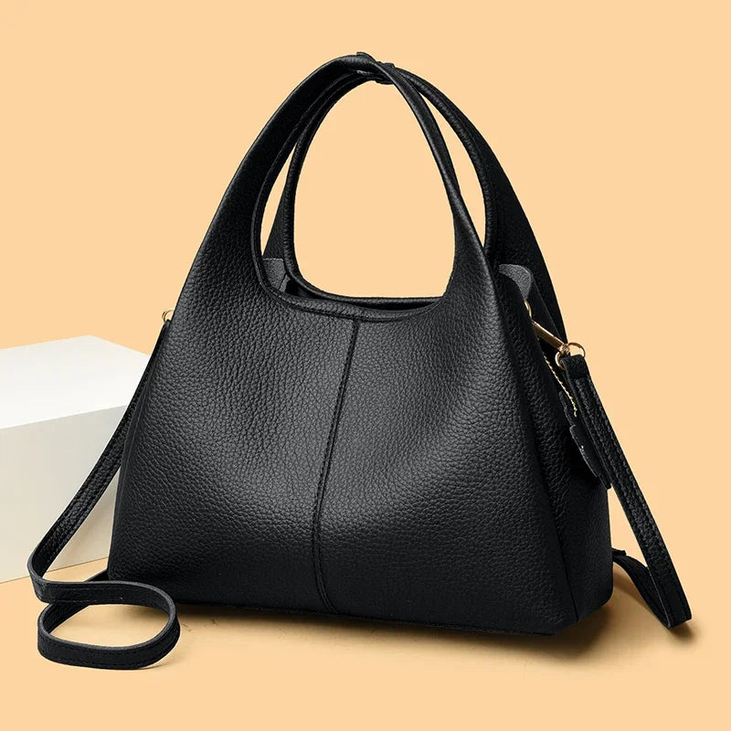 Luxe Casual Tote Damestas Hogekwaliteit lederen dameshandtas Schouder Crossbody voor dames 2025, grote vintage tassen Sac A Main