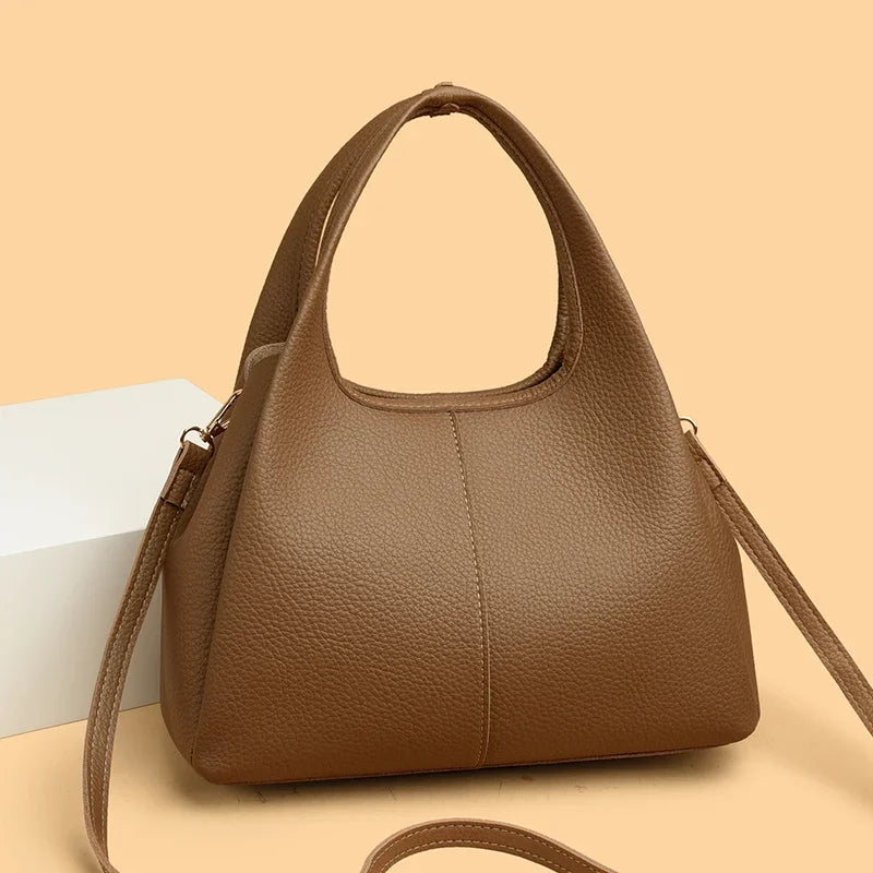 Luxe Casual Tote Damestas Hogekwaliteit lederen dameshandtas Schouder Crossbody voor dames 2025, grote vintage tassen Sac A Main