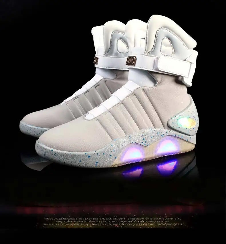 Chaussures Air New pour hommes, bottes Retour vers le futur, chaussures montantes, baskets, bottines Chelsea, mocassins montants, bottes, chaussures vulcanisées