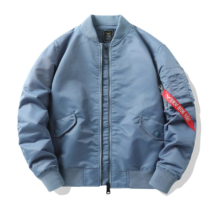 MA1 MA-1 Cargo Jacket Men's Spring Retro Fashion Loose Baseball Suit Coat Unisex Street Harajuku Multicolor Cargo Jacket