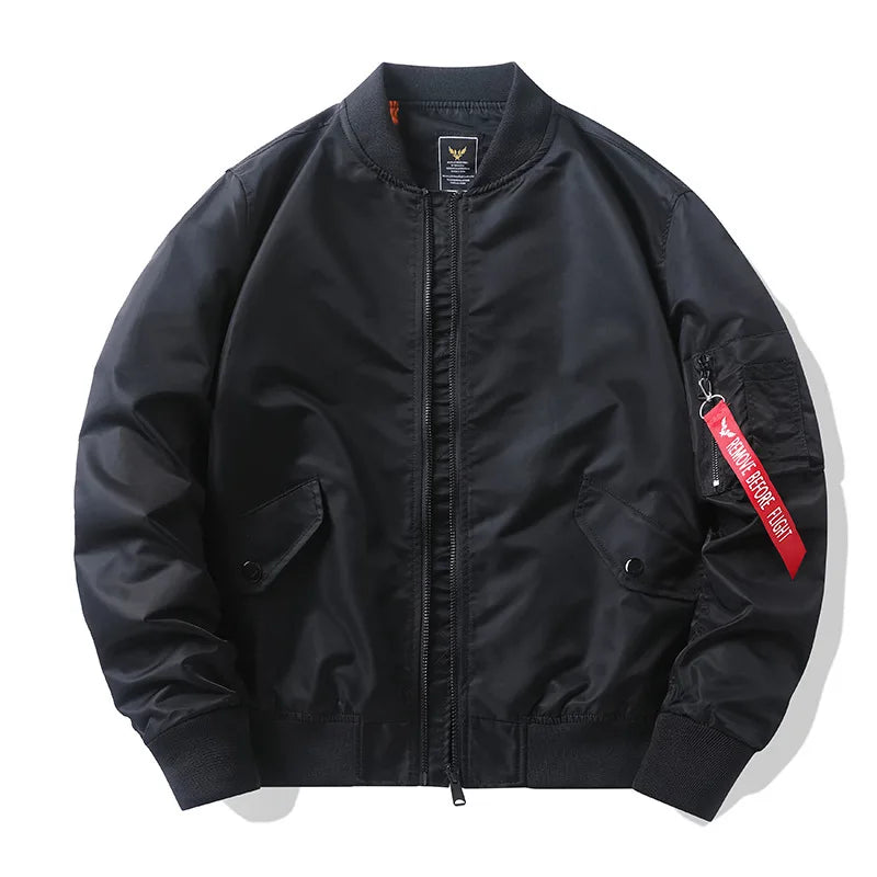 MA1 MA-1 Cargo Jacket Men's Spring Retro Fashion Loose Baseball Suit Coat Unisex Street Harajuku Multicolor Cargo Jacket