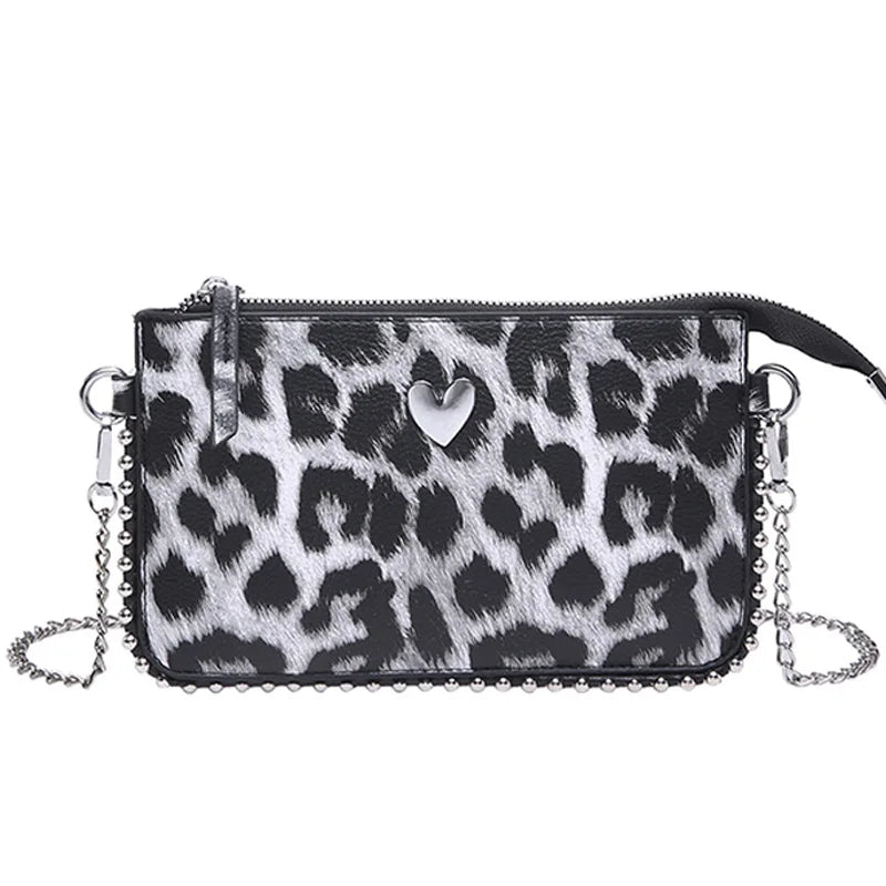 Sacs à bandoulière de couleur unie pour femmes, porte-monnaie à chaîne pour téléphone portable, sac messager à bandoulière tendance