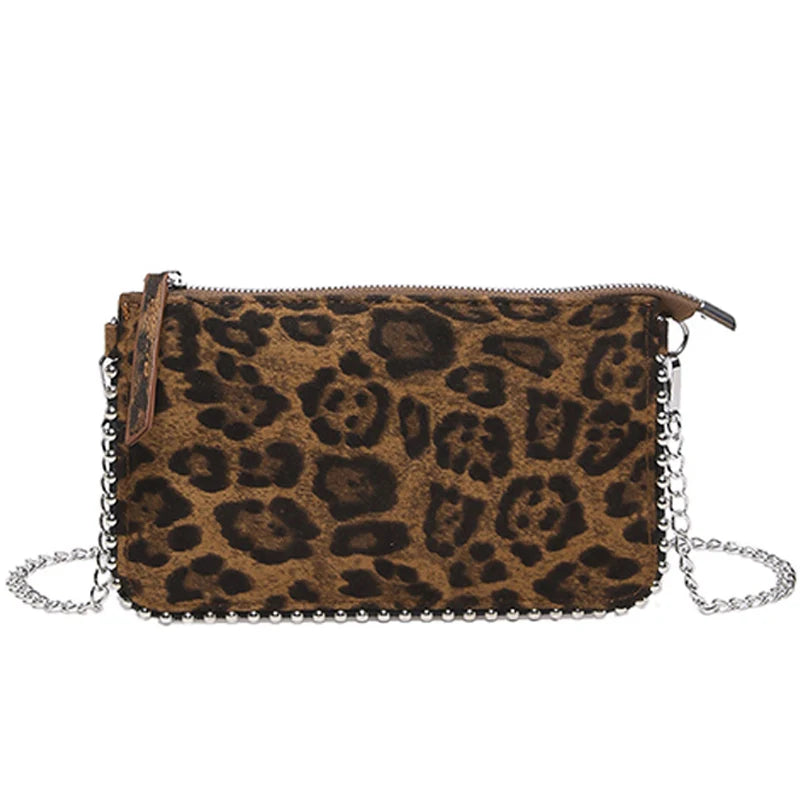 Sacs à bandoulière de couleur unie pour femmes, porte-monnaie à chaîne pour téléphone portable, sac messager à bandoulière tendance