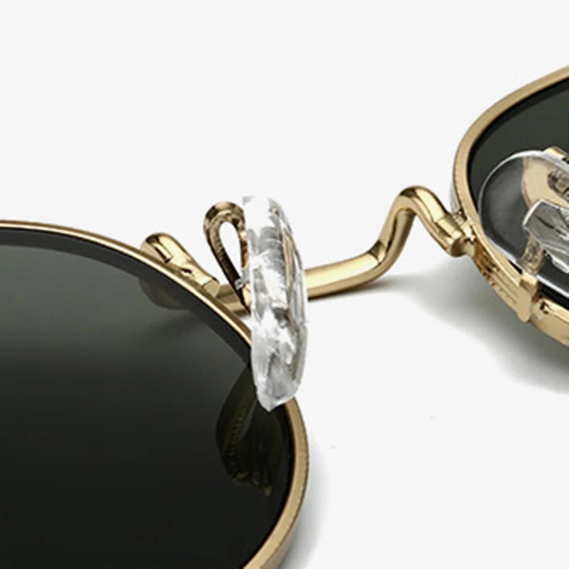 LeonLion Round Retro Sunglasses Men Round Vintage Sun Glasses for Men/Women Luxury Eyewear Men Metal Lunette Soleil Homme UV400