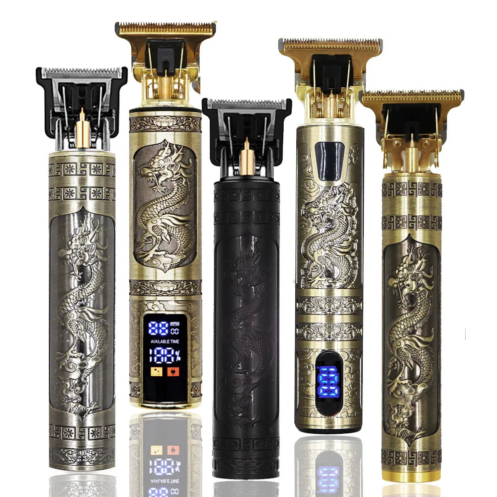 Tondeuse à cheveux T9 pour hommes, rasoir électrique de 0 mm, pour la réparation de la barbe et des poils du corps