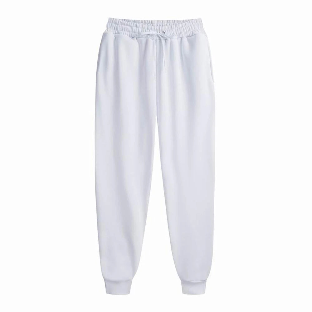 Pantalon de survêtement pour homme, pantalon polaire printemps-automne, pantalon de sport long, décontracté, poches à cordon, pantalon de survêtement surdimensionné pour homme