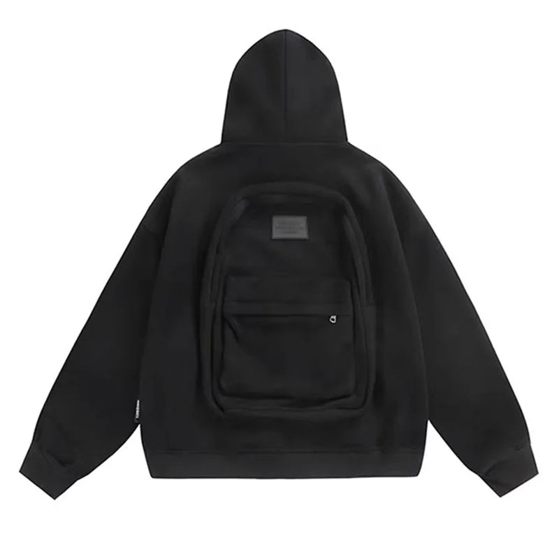 Supzoom Top Fashion Loose Automne et Hiver Nouveauté Style Américain Tendance Sac à Dos Intégré Populaire Décontracté Coton Sweats à Capuche