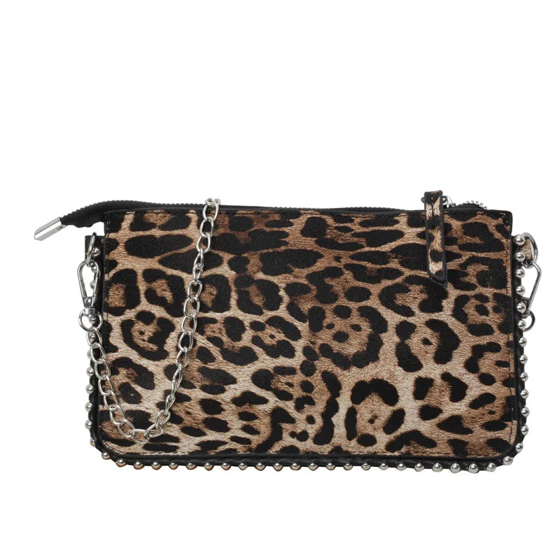 Sacs à bandoulière de couleur unie pour femmes, porte-monnaie à chaîne pour téléphone portable, sac messager à bandoulière tendance