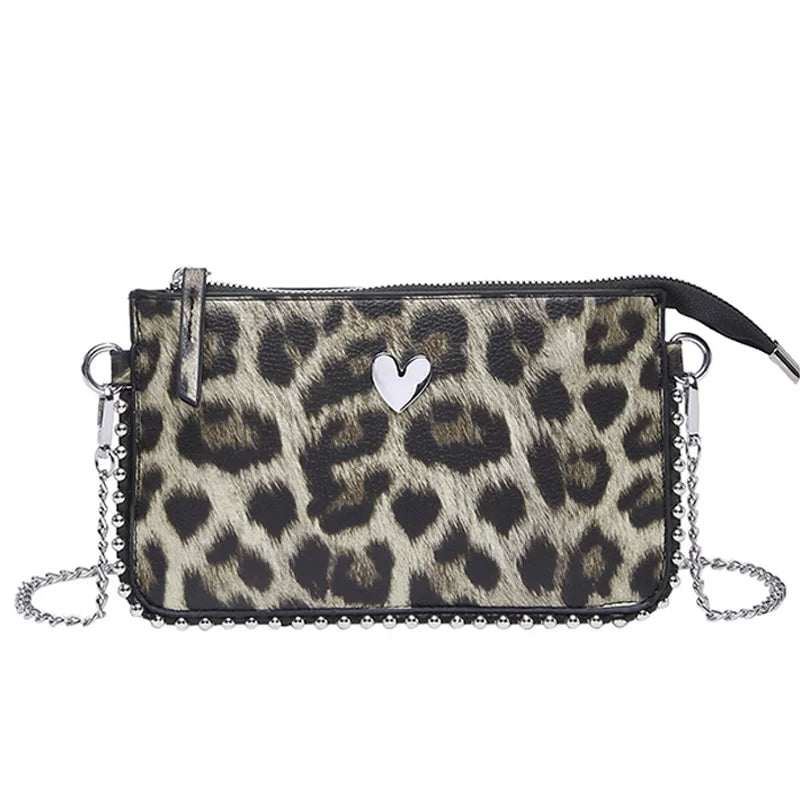Sacs à bandoulière de couleur unie pour femmes, porte-monnaie à chaîne pour téléphone portable, sac messager à bandoulière tendance