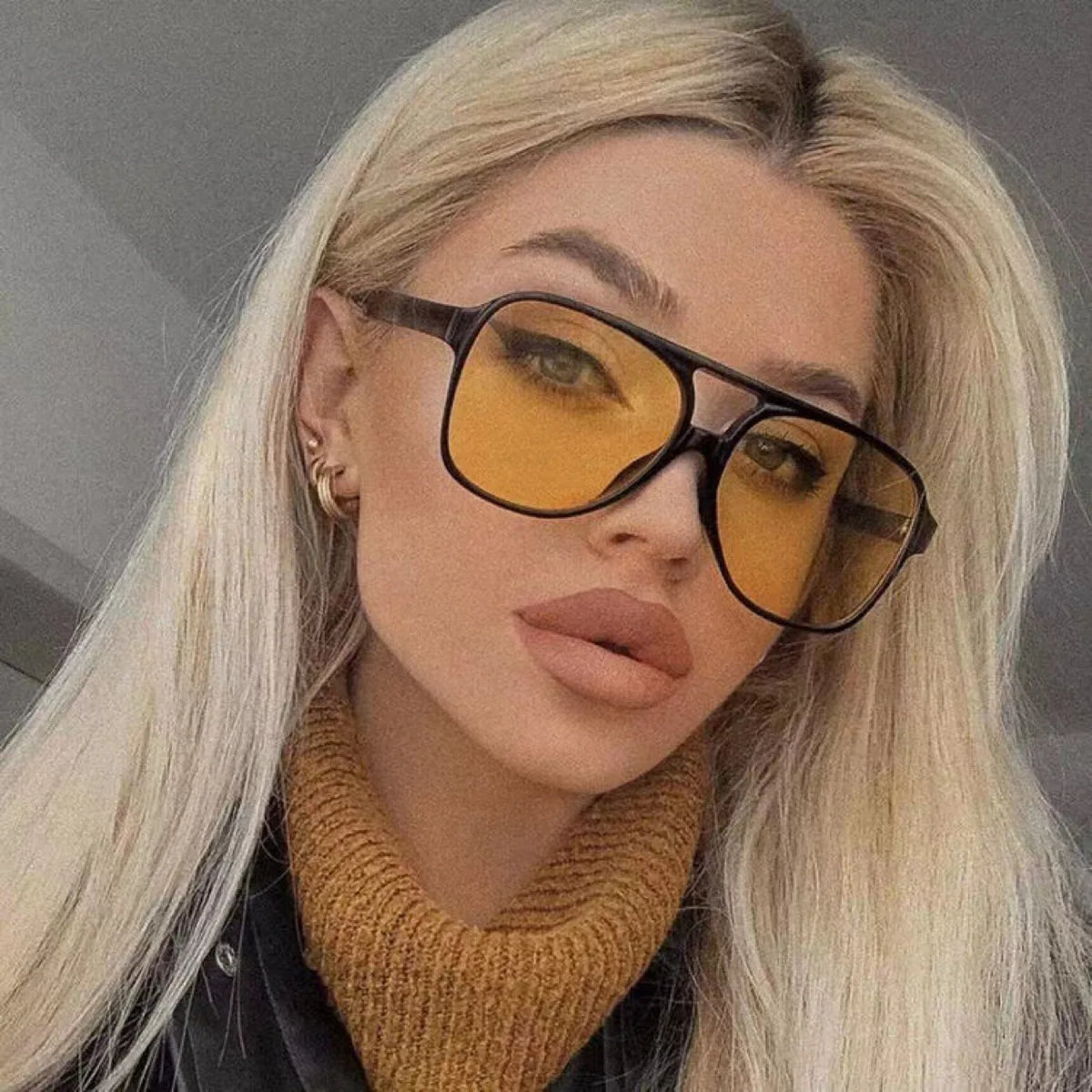 Square Oversized Sunnies Studios Aesthetic Shades Sunglasses for Women Sun Glasses Lady Female Eyewear Colour