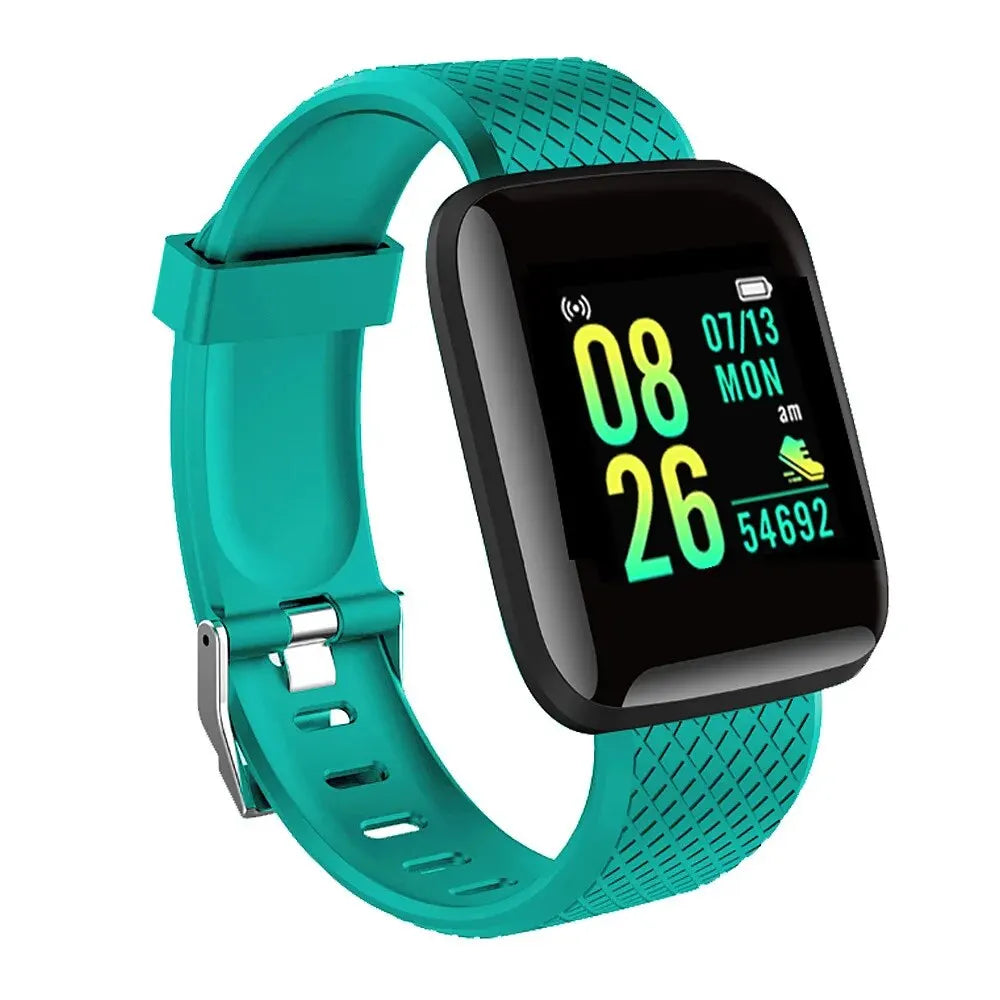 Montre connectée multifonction pour hommes, femmes et enfants, rappel de messages, contrôle de la musique, sport, pas, calories, D13, réveil, 116Plus