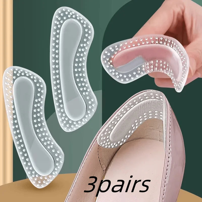 Semelles pour talons de chaussures, 3 paires de coussinets en gel souple pour talons de chaussures, pour soulager la douleur et vous