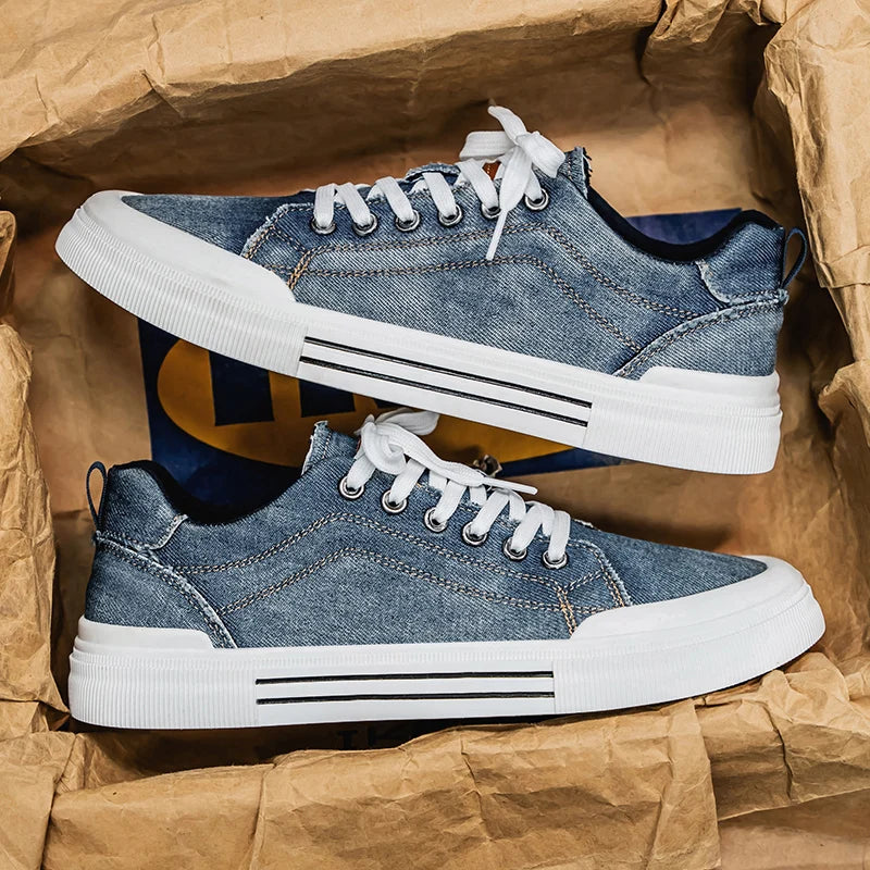 2025 Cowboy Men's Vulcanize Shoes Big Size 48 Skateboard Shoes Man Low Top Comfy Casual Shoes for Man Sneaker Summer Espadrilles