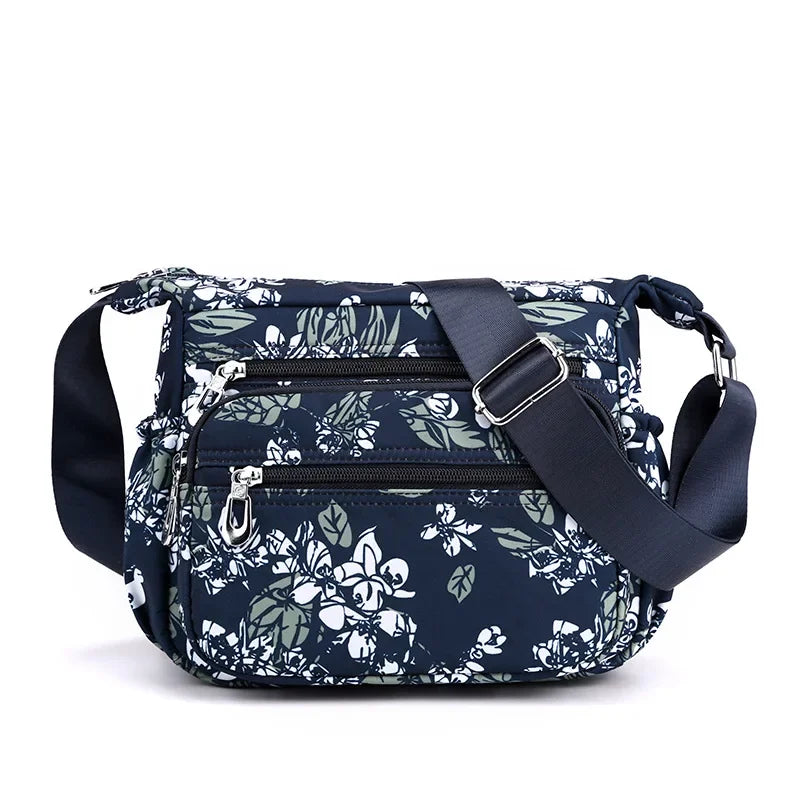 Women Casual Bolsos Messenger Bag Waterproof Nylon Shoulder Bag Large Capacity Mom Handbags Tote Crossbody Pack Sac A Main Purse