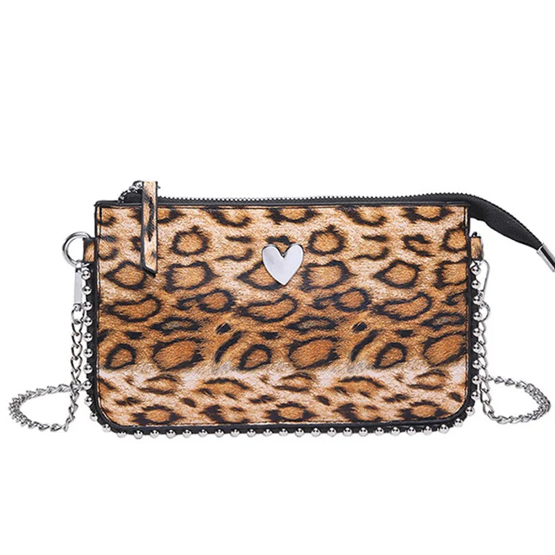 Sacs à bandoulière de couleur unie pour femmes, porte-monnaie à chaîne pour téléphone portable, sac messager à bandoulière tendance