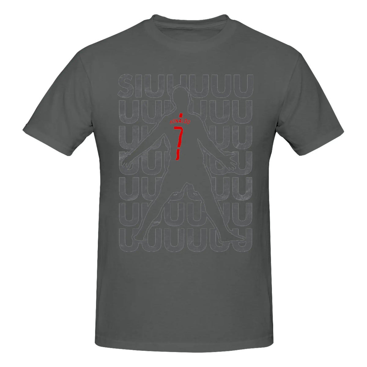 Siuuuuuu Cristianos Ronaldos Cr7s Football T-Shirts Men Women Cotton Tee Shirt Crew Neck Short Sleeve T Shirt Original Clothing