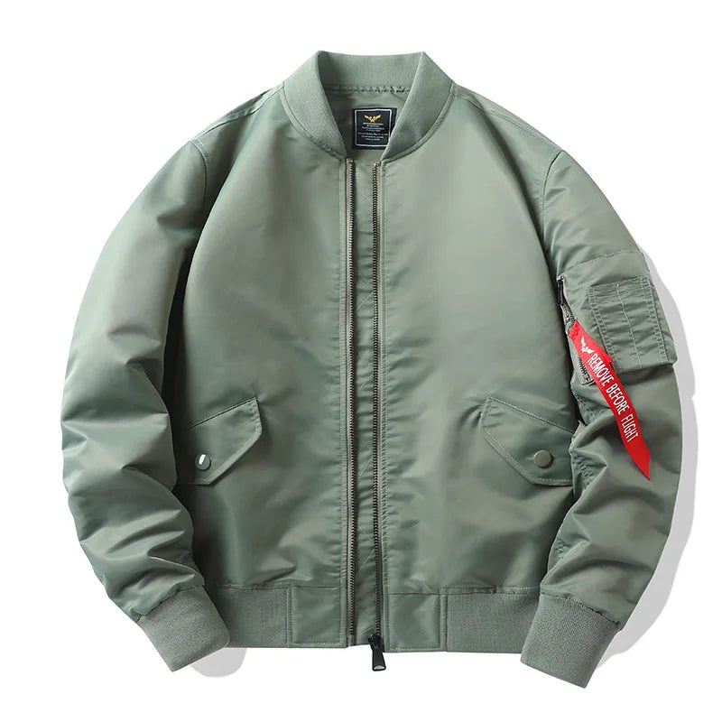 MA1 MA-1 Cargo Jacket Men's Spring Retro Fashion Loose Baseball Suit Coat Unisex Street Harajuku Multicolor Cargo Jacket