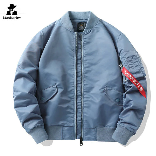 MA1 MA-1 Cargo Jacket Men's Spring Retro Fashion Loose Baseball Suit Coat Unisex Street Harajuku Multicolor Cargo Jacket
